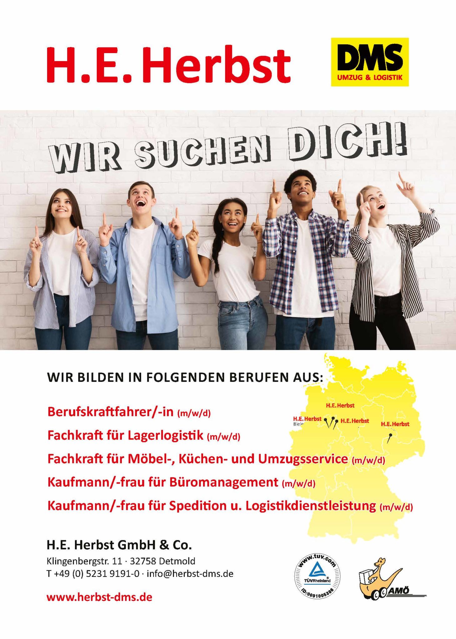 Jobs | Stellenangebote | Umzugsunternehmen Detmold, Bielefeld, Herford ...